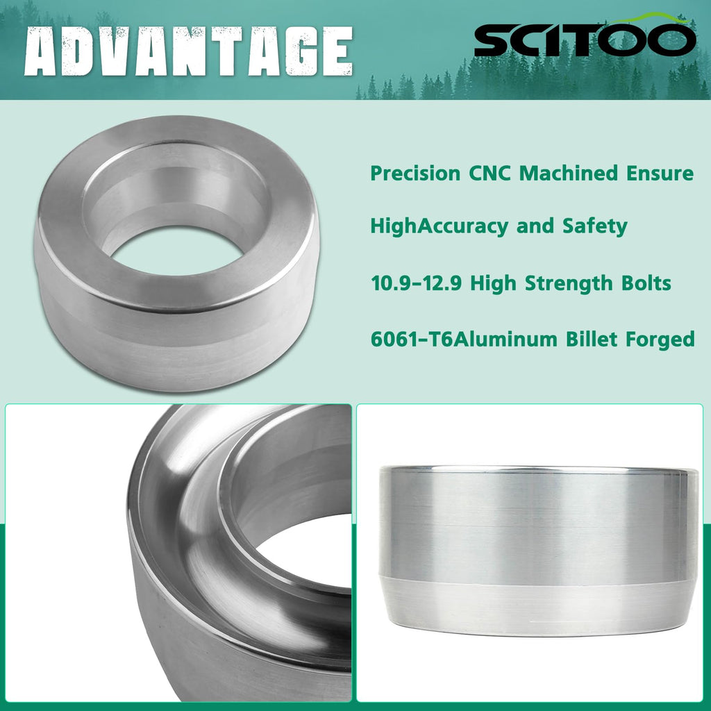 SCITOO Front Rear Struts Shock 2.5" Front lift Kit 97-04 for Dakota