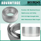 SCITOO Front Rear Struts Shock 2.5" Front lift Kit 97-04 for Dakota