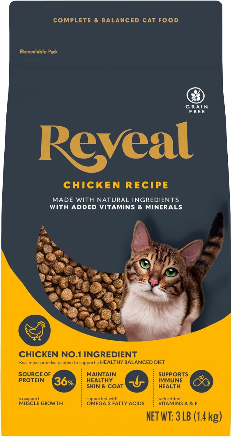 Chicken Grain Free Complete Dry Cat Food 3 lb Bag