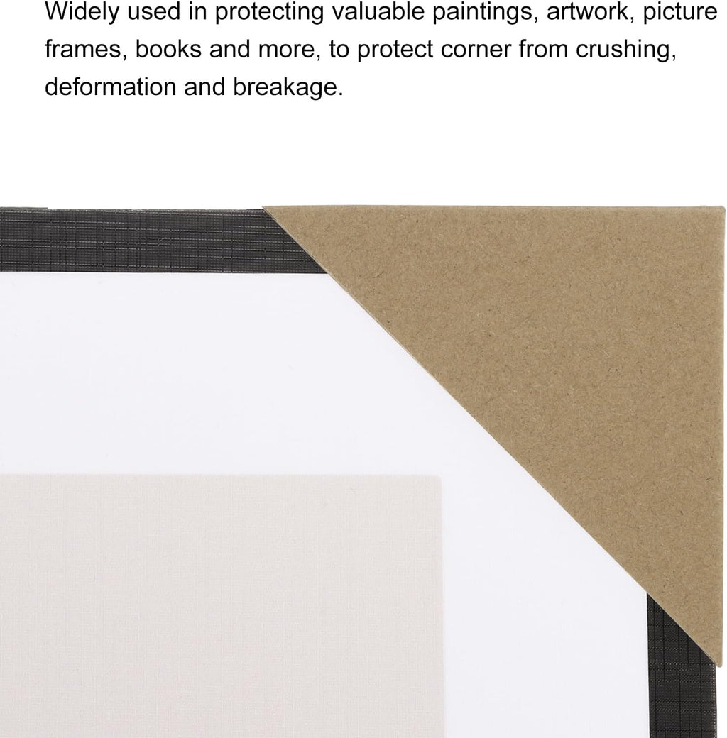Adjustable Cardboard Corner Protector, Cardboard Edges Protector 10x10x4cm for Art, Packing, Shipping Supplies Pack