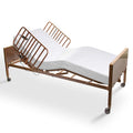 Full Electric Hospital Bed for Home Use with Half Rails - Medical Bed for Long Term Care and Medical Facilities - 36"