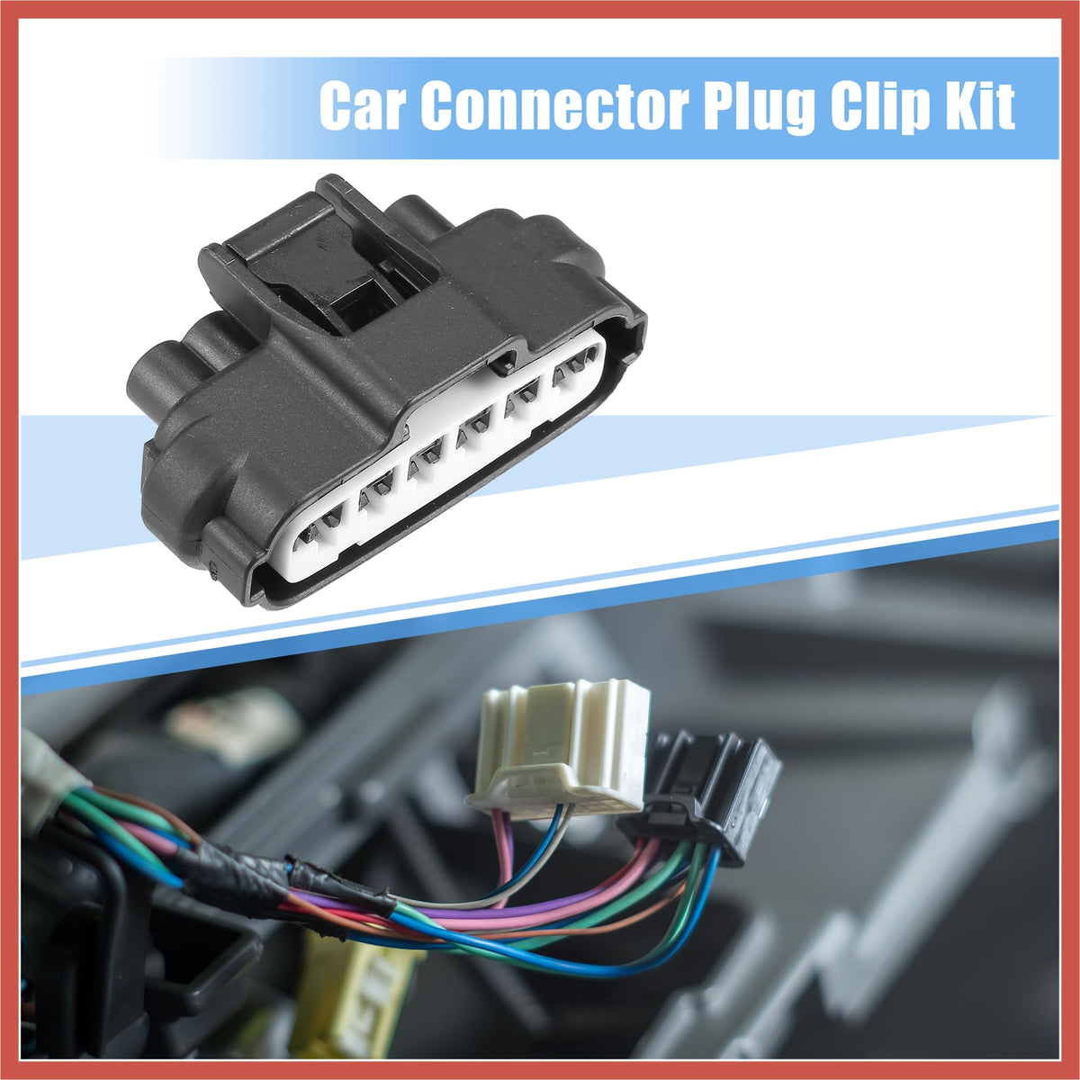 ACROPIX 6 Pin Throttle Position Sensor Connector Adapter Plug Kit for Car