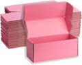 Pink Shipping Boxes 10x4x4 Inches, 20 Pack