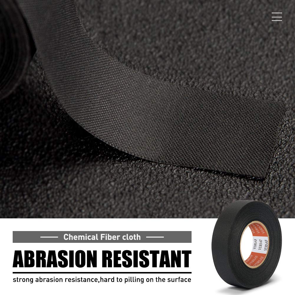 Wire Harness Automotive Cloth Tape, 3/4" x 82 FT Extra Long Roll