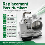 Yunnergo Electronic Throttle Body Compatible with Versa 1.6L 2012-2019