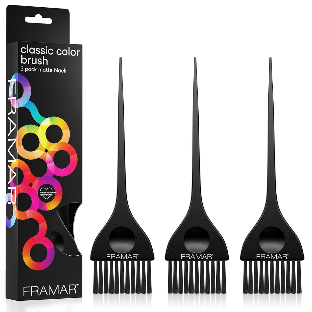 Black Hair Color Brush Set - Hair Coloring Brush for Hair Dye - Color Bowl with Cleaner Set – Mixing Bowls