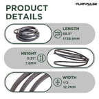 Lawn Mower Drive Belt Replace TCU26349 for John Deere, 1/2" x 68 1/2"