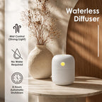 Waterless Rechargeable Waterless Diffuser – Hotel Collection Diffuser Set with 6 Hotel Essential Oils – Two Intensity