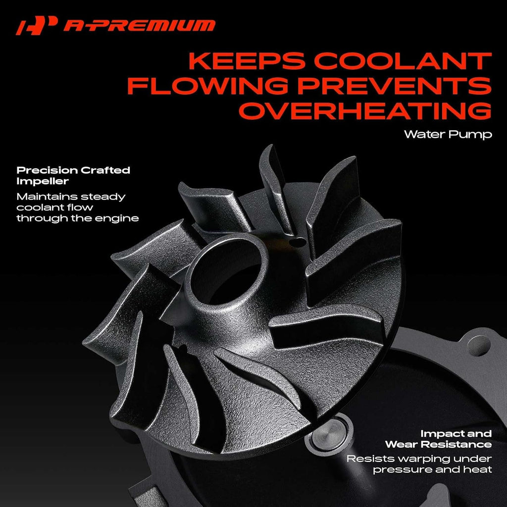 A-Premium Engine Timing Belt Kit with Water Pump W/Tensioner