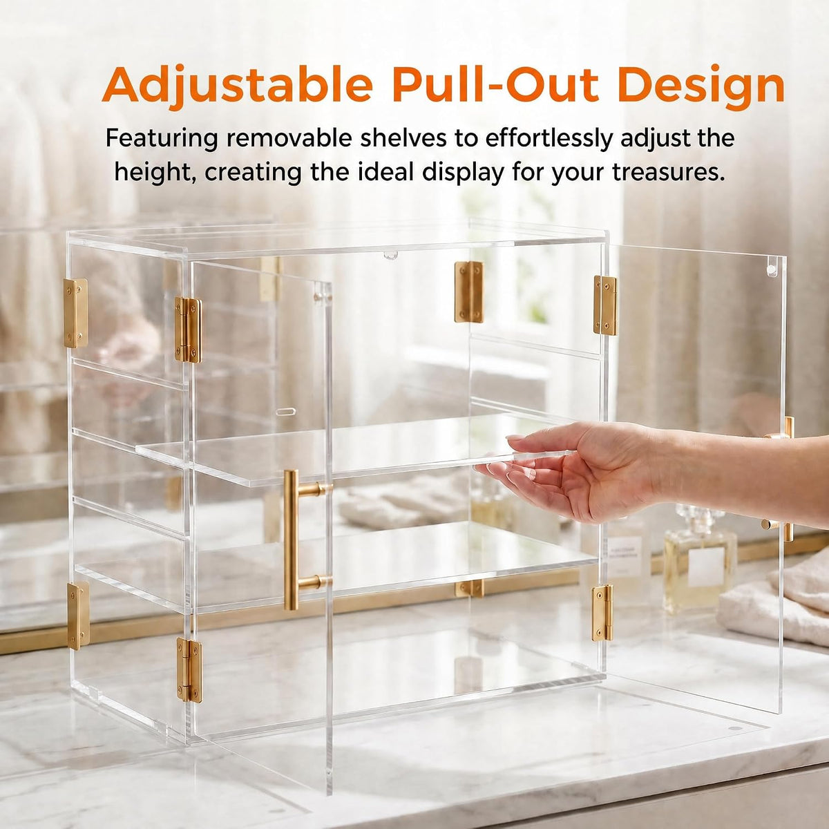 3-Tier Pastry Display Case, Countertop Bakery Display Case