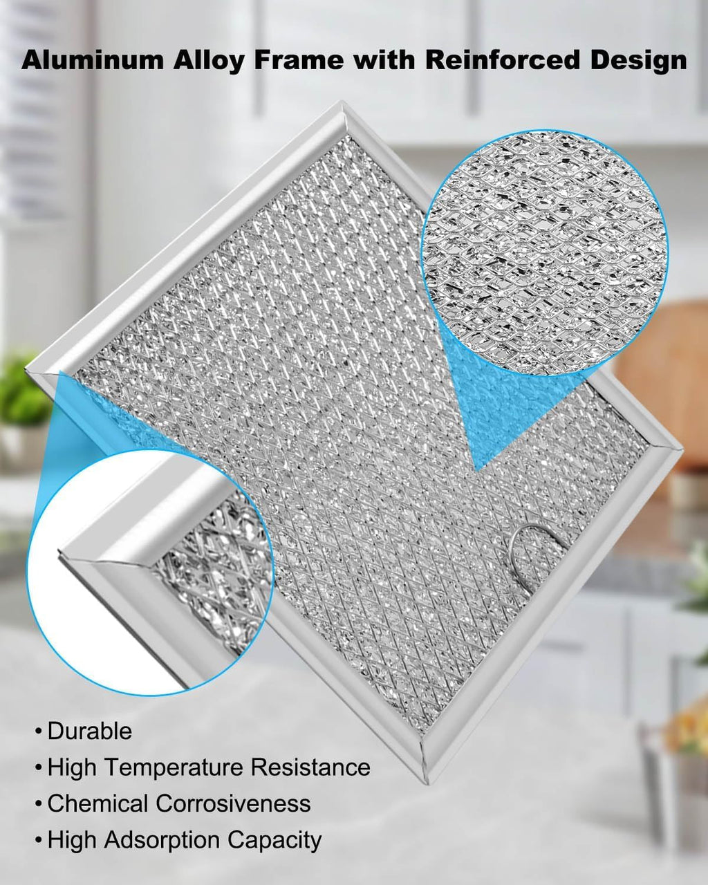 2 Pcs Microwave Grease Filter Fit for Samsung ME19R7041FS ME19R7041FT