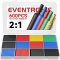 600PCS Heat Shrink Tubing Kit 2:1 Assorted Sizes Wire Shrink Wrap Tubing