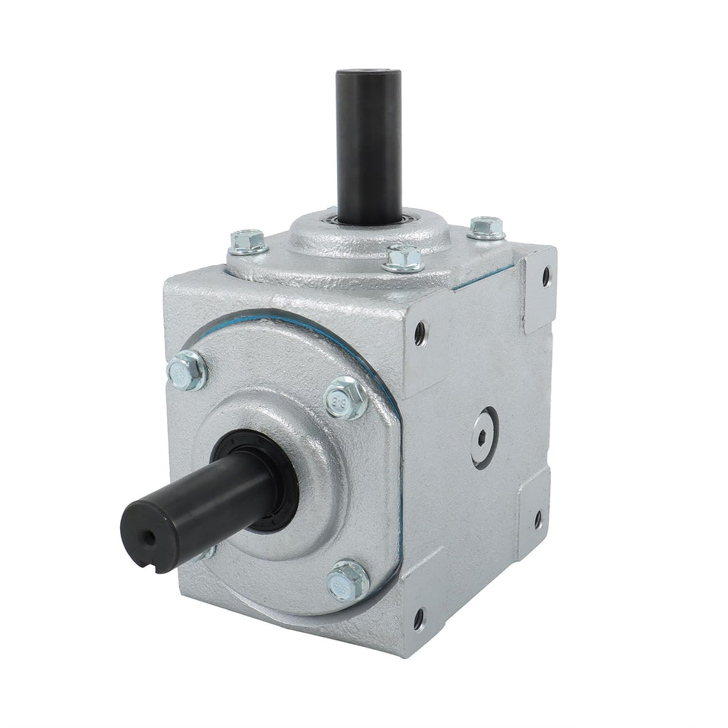 40HP Right Angle Gearbox with 2 Keyed Shafts CW/CW 1:1