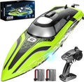 14-Inch High Speed RC Boat, 20+ MPH, Auto Self-Righting, 2 Batteries | Fast Remote Control Boat for Pool & Lake