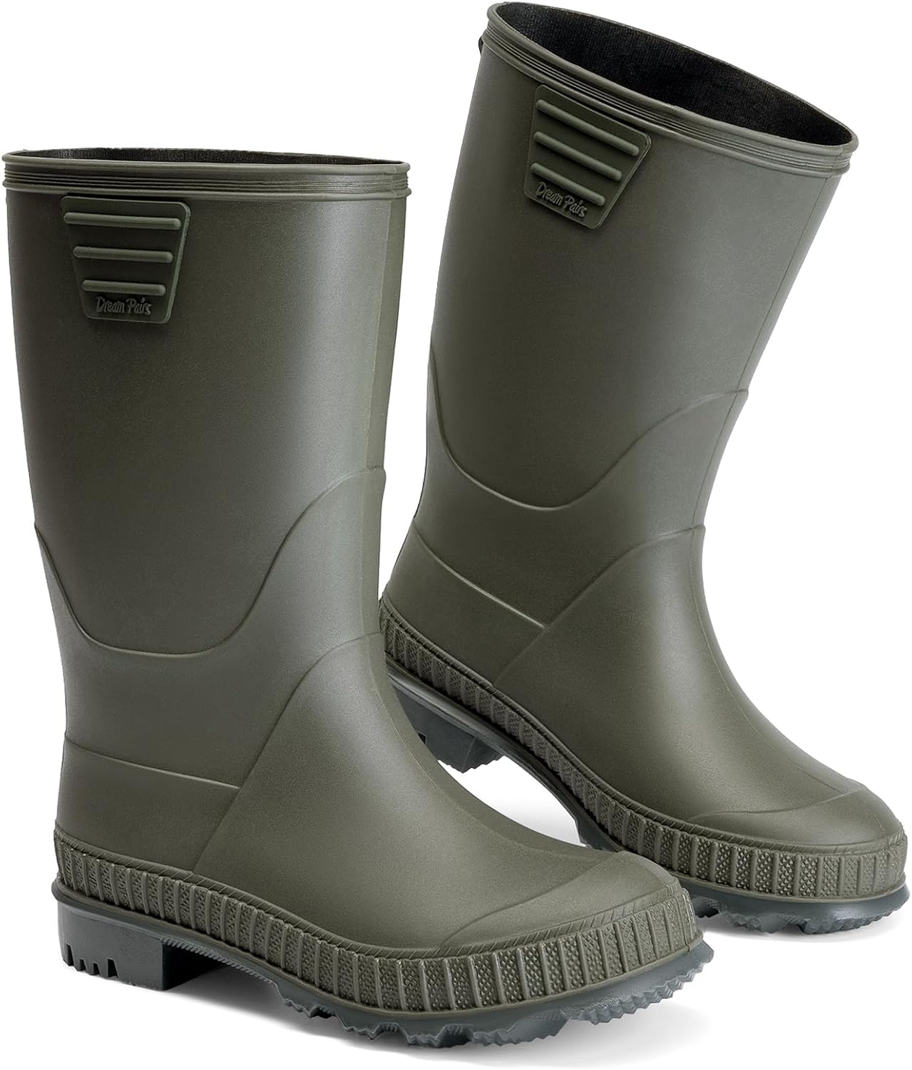 Kids Waterproof Outdoor Rain Boots | Lightweight,Non-Slip Outsole,Easy-On,Unisex Boys Girls,Outdoor Puddle Rainy Day