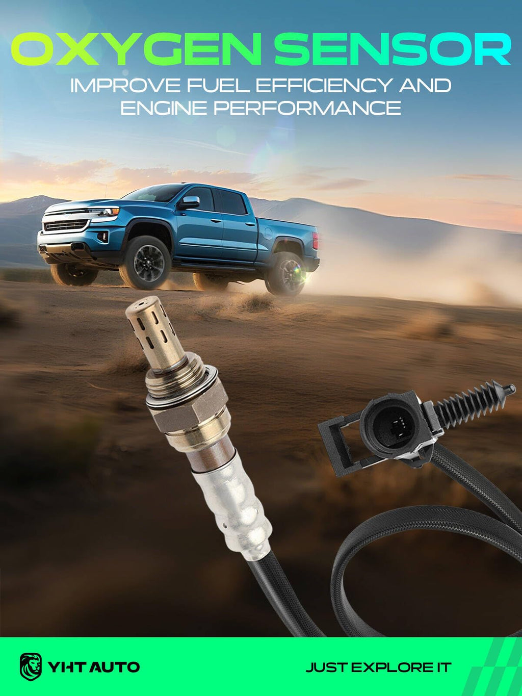 YHTAUTO Upstream Oxygen Sensor for Chevrolet, GMC, Isuzu, Oldsmobile