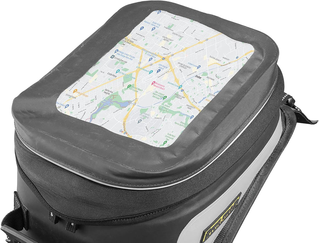 Waterproof Hurricane Adventure Tank Bag, fits Most Honda Yamaha Kawasaki Adventure Bikes Black