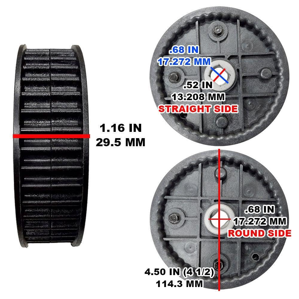 Proven Part Timing Belt Sprockets Pulleys Fits Toro 30" Timemaster