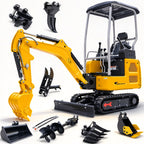 1.8 Ton Mini Excavator with KubotaDiesel Engine & Swing Boom