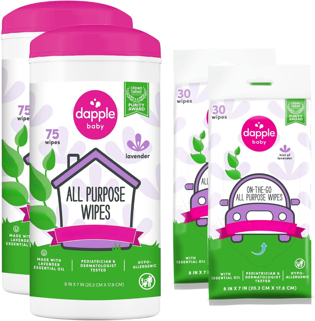 Baby All Purpose Cleaning Wipes - Multipack - Lavender Scent