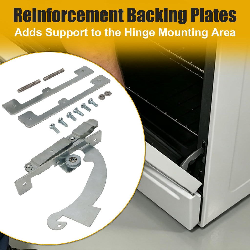 RH Oven Door Hinge for Frigidaire Electrolux Kenmore Replaces 318348800