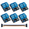 Hosyond 6Pack 2 Channel DC 5V Relay Module with Optocoupler Relay Board for Arduino Raspberry Pi MEGA2560
