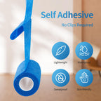 Self Adhesive Bandage Wrap, Cohesive Vet Wrap 12 Pack 4 Inch