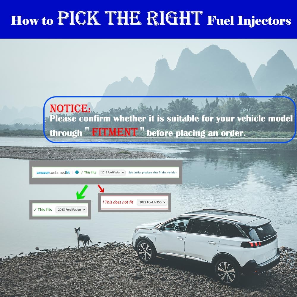 Upgraded 4 Holes Gas Fuel Injectors Fit For GMC: Yukon (XL)/Sierra, 1500 2500 3500, For Chevy: Tahoe/Express/Suburban/Silverado, For Cadi Escalade, V8 4.8L/5.3L/6.0L 2000-2006# 17113553(8 Pcs)