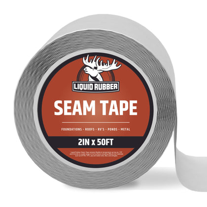 Waterproof Seam Tape, Multi-Surface Butyl Tape, 2 in x 50 Ft