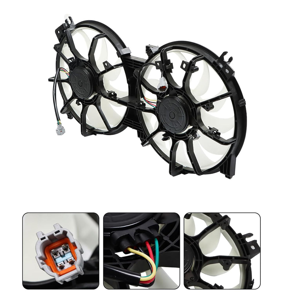 WFLNHB Radiator Cooling Fan Replacement for Nissan Altima 2007-2018 Replacement for Nissan Maxima 2016-2021 21481JA000