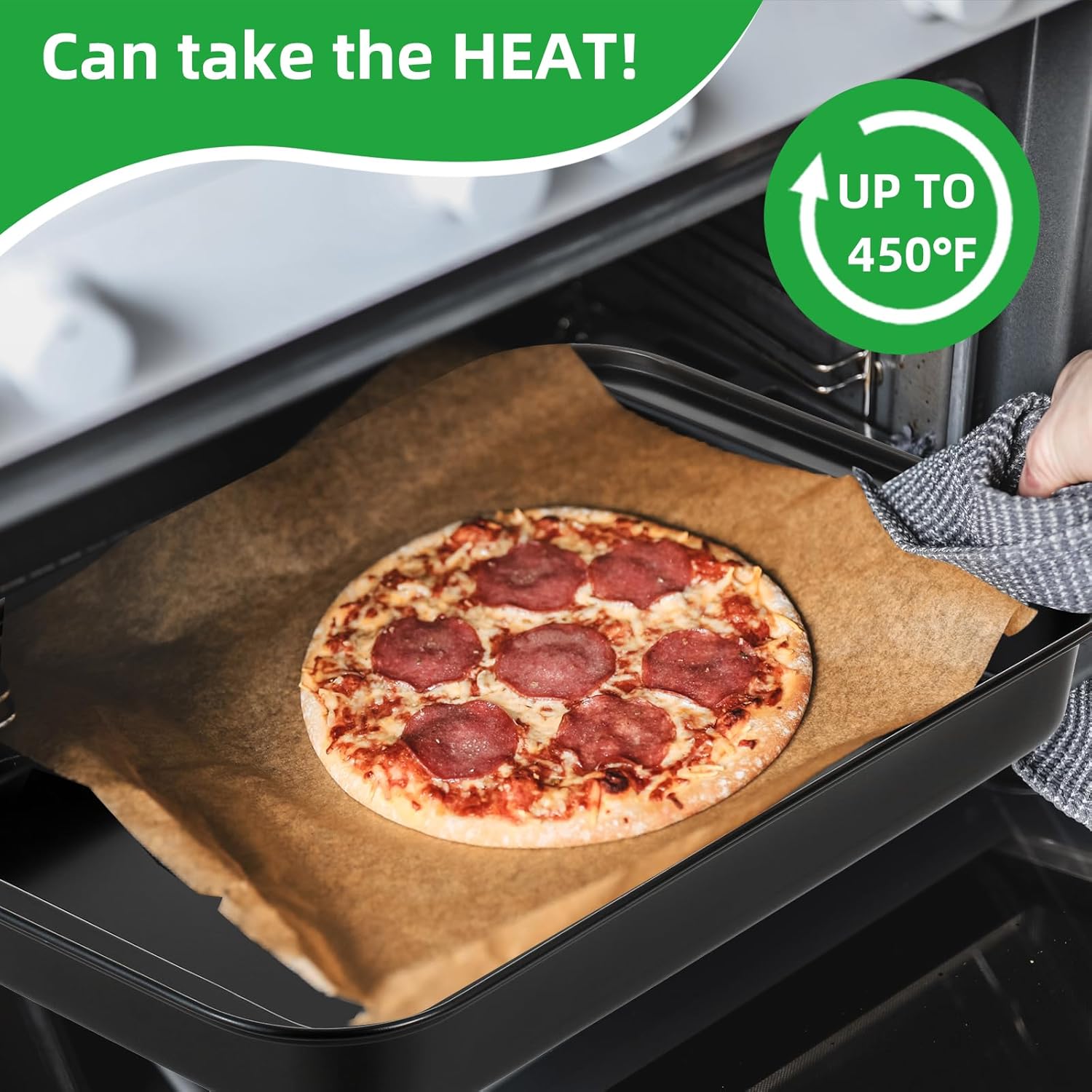 11-Piece Nonstick Baking Pans Set - Professional Grade Carbon Steel Bakeware with Premium Coating- Dishwasher Safe