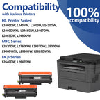 TN830XL TN830 Toner Cartridge Compatible Replacement for Brother 830 Toner