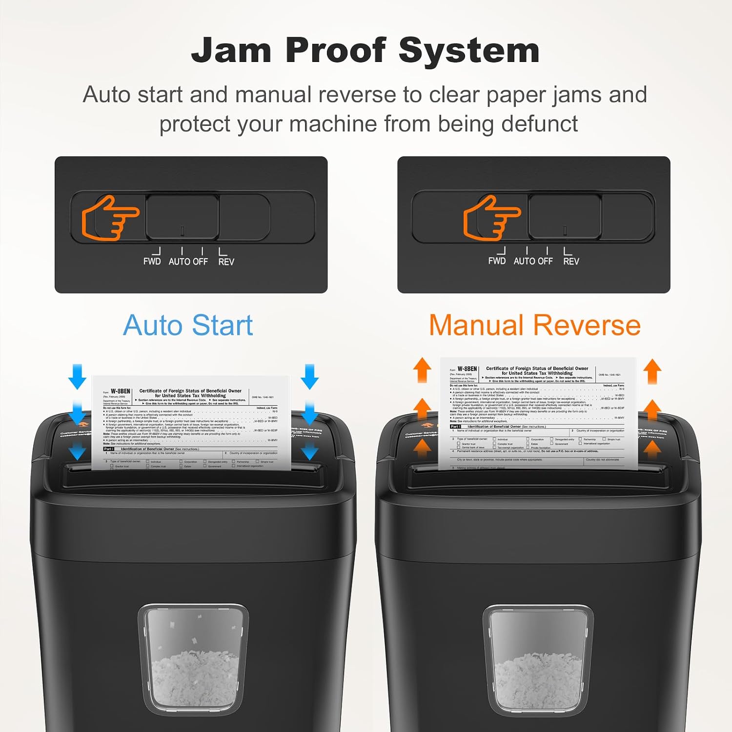 6-Sheet Micro Cut Paper Shredder for Home, P-4 Security Level | Shreds Credit Cards, Mail, Staples & Paper Clips