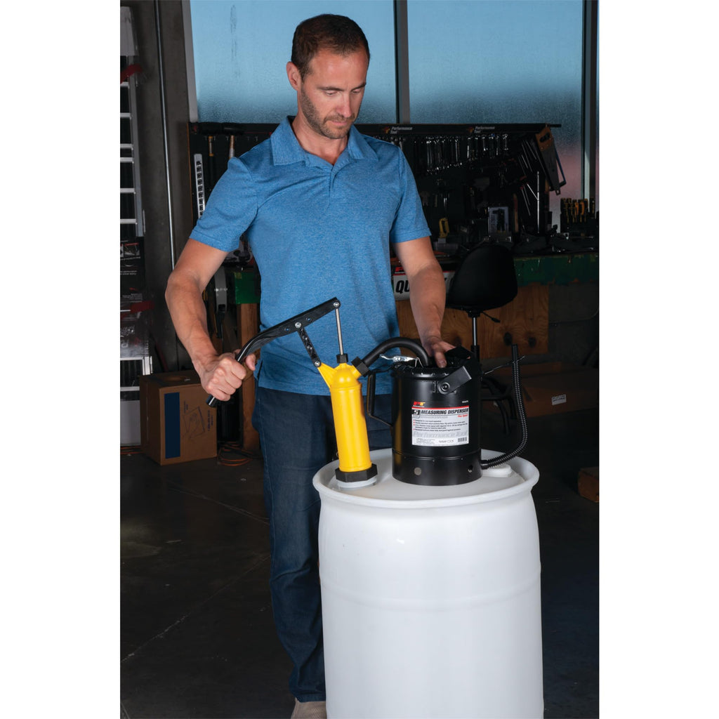 Performance Tool W54269 Lever Action Barrel Drum Pump, Yellow