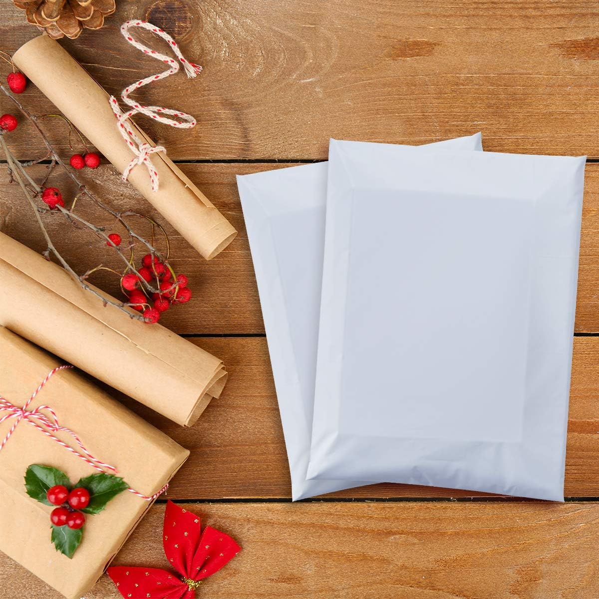 Small Poly Mailers 6x9 Inch White 200 Pack Plastic Shipping Bags
