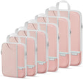 Percover Compression Packing Cubes for Travel, 6-Piece Structured Compression Organizer Set for Organized Packing &