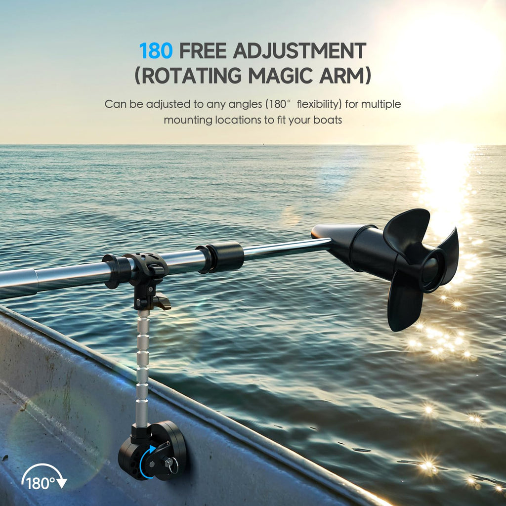 Trolling Motor Stabilizer Mount Compatible for Minn kota Terrova/Riptide Terrova/Ulterra/Riptide Ulterra/PowerDrive