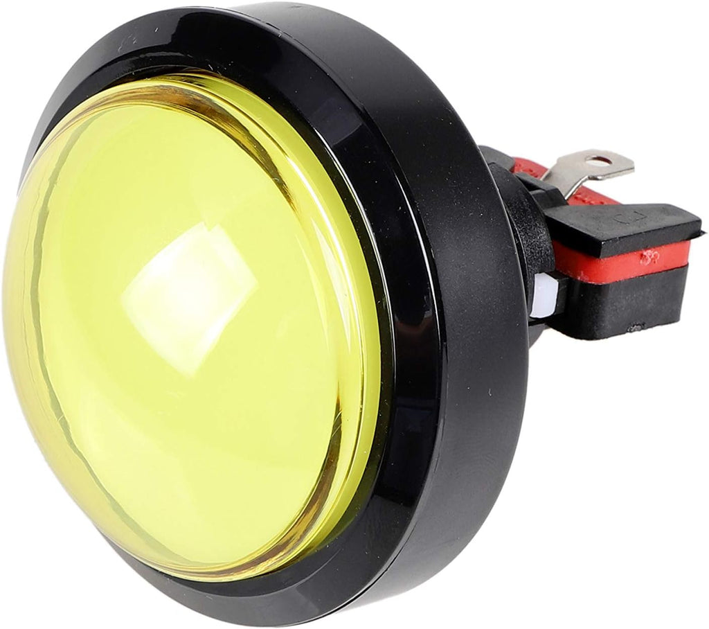 5X Arcade Buttons 60mm Dome 2.36 inch LED Push Button with Micro Switch for Arcade Machine Video Games Console
