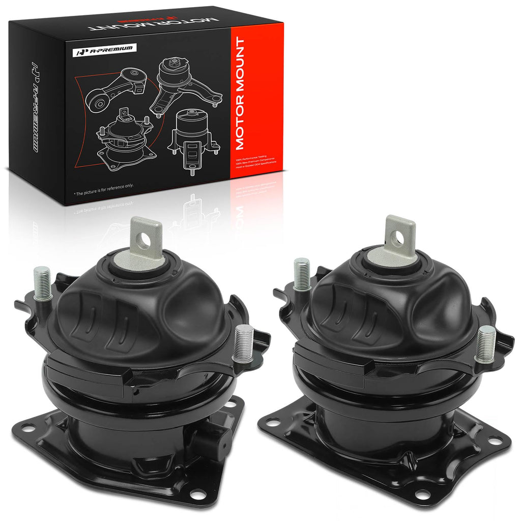 A-Premium Set of 2 Engine Motor Mount Kit Compatible with Honda