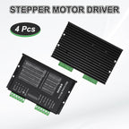 MECCANIXITY 4Pcs CNC Stepper Motor Driver, CNC Controller DM556 Single Axes