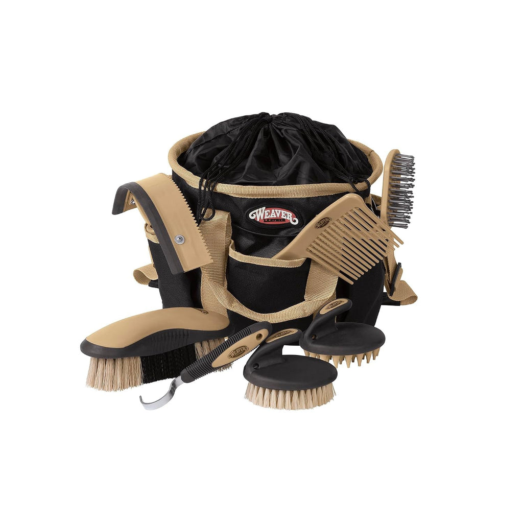 Horse Grooming Kit, 7-Piece with Tote Bag