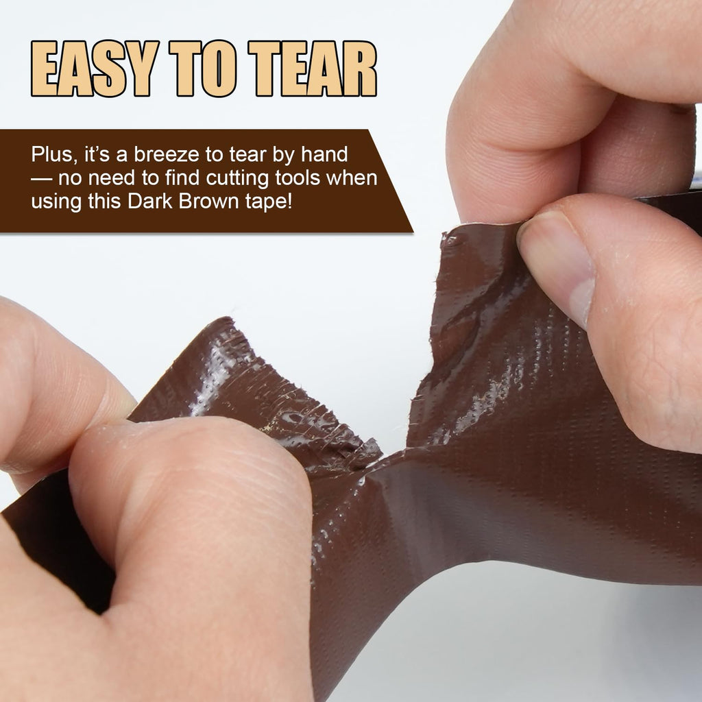 3'' Wide Brown Duct Tape Heavy Duty 3 Inches x 30 Yard, 1 Roll