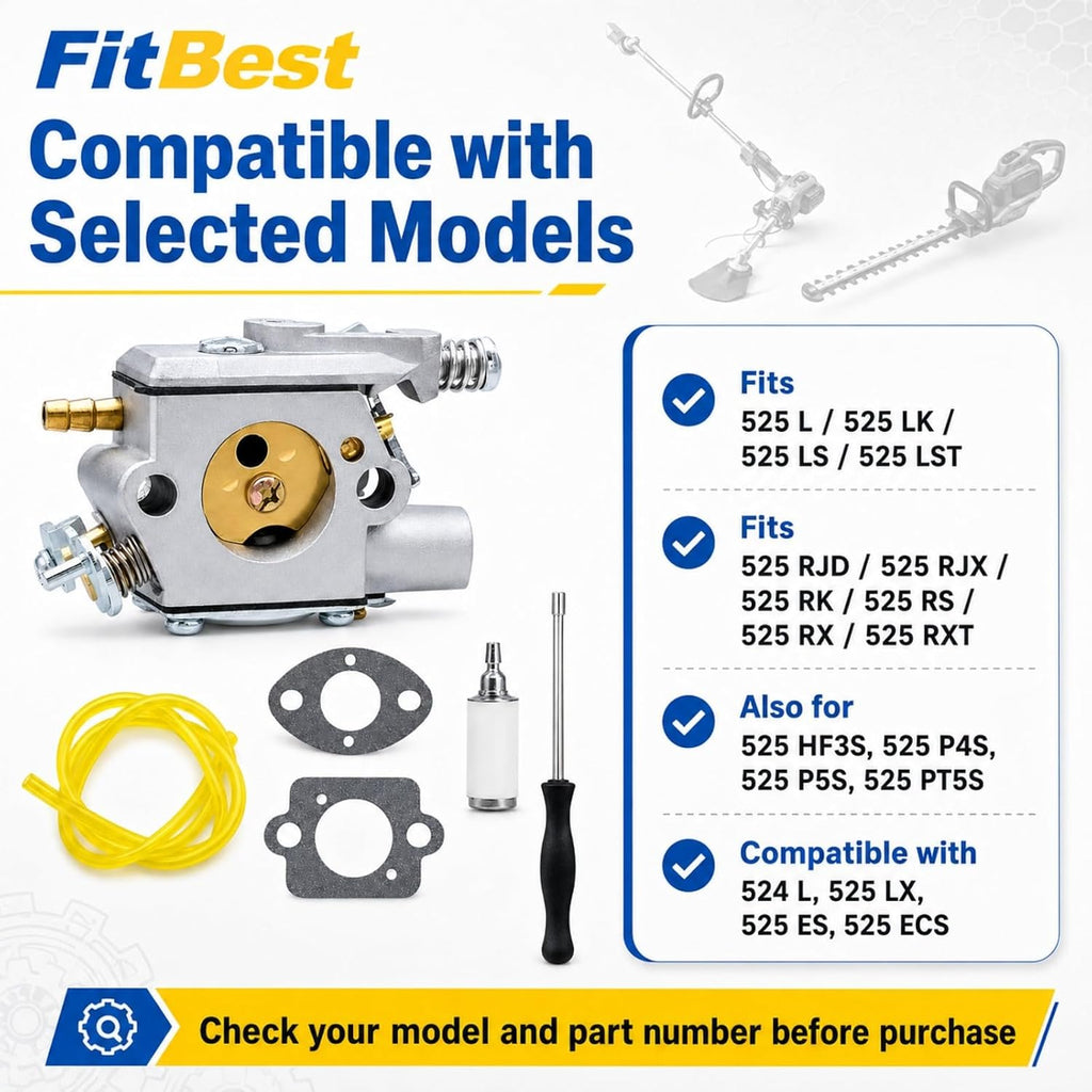 584901401 Carburetor Kit for Husqvarna 525L 525LS Trimmer