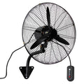 24 Inch Wall Mount Fan Oscillating, High Velocity Industrial Wall Fans