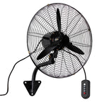 24 Inch Wall Mount Fan Oscillating, High Velocity Industrial Wall Fans
