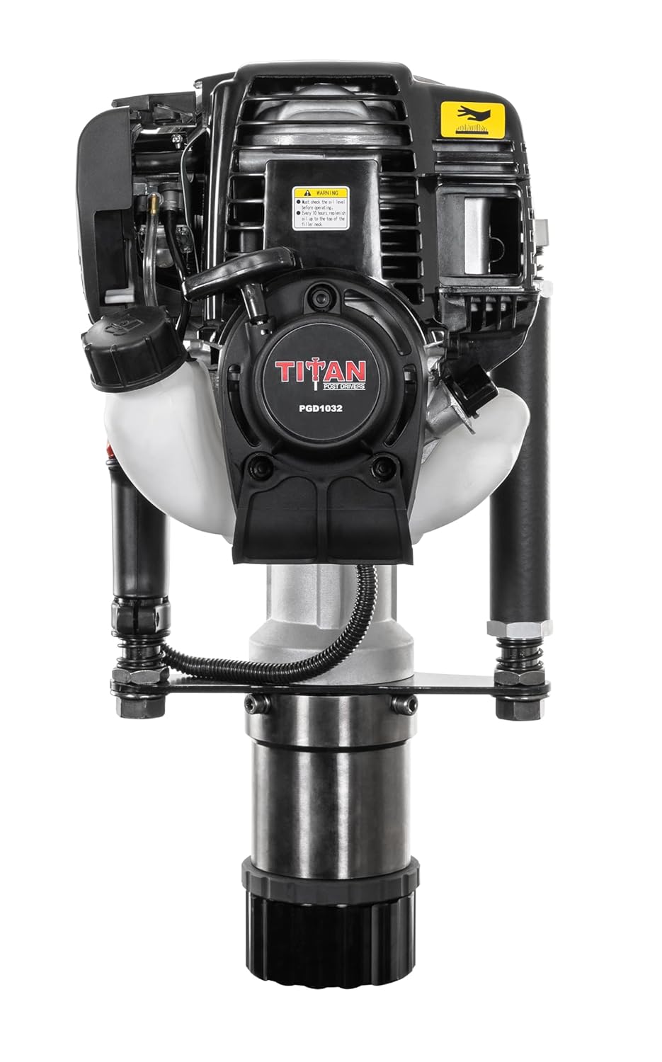 PGD1032 Titan Gas Powered Post Driver – Heavy-Duty Fence Post Driver for T-Posts, Pipes & Stakes – Portable Titan