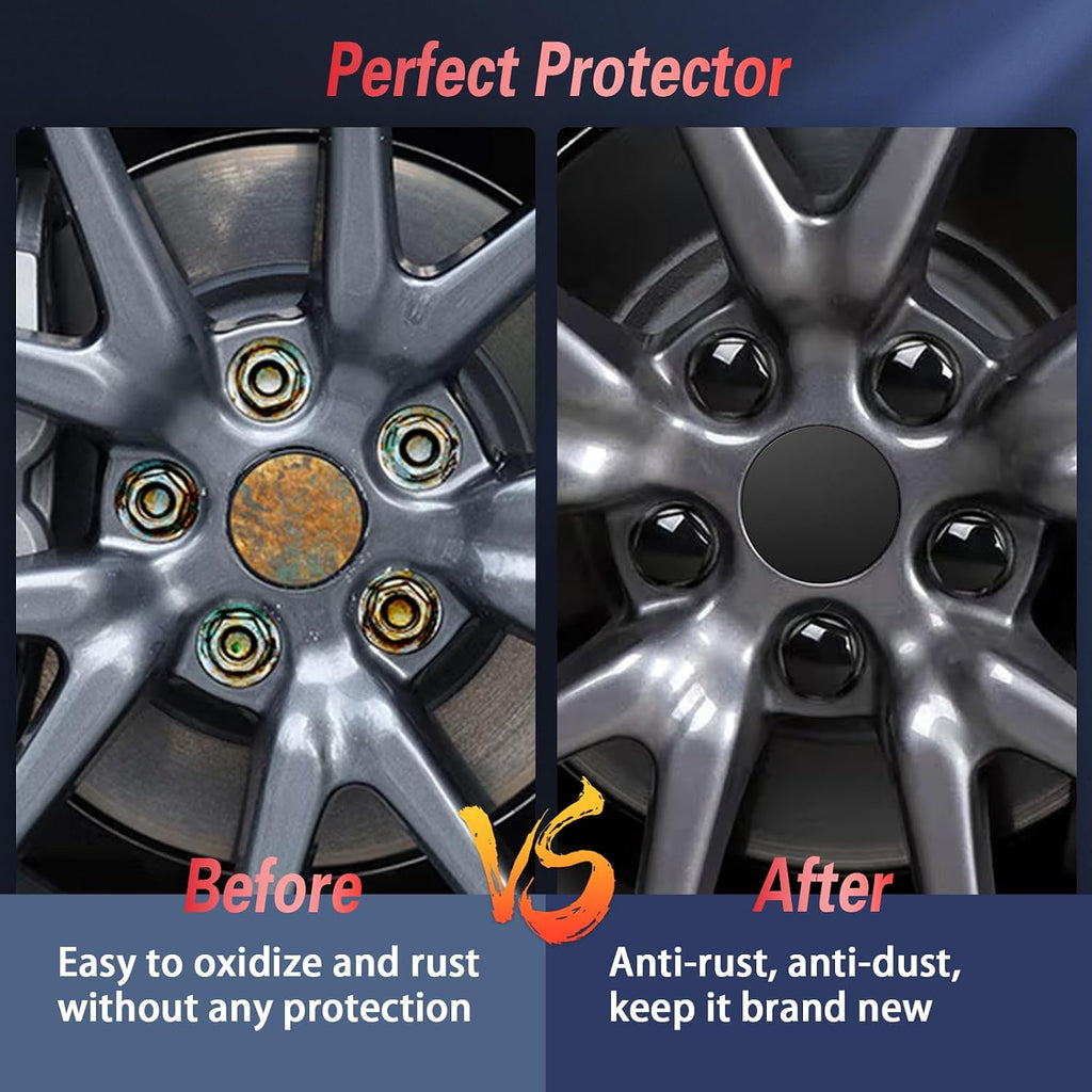 Wheel Center Caps for Tesla Model Y Model 3 19 Inch Model S 20 Inch Wheel Hub Caps Center Cover with 4 Hub Center Cap