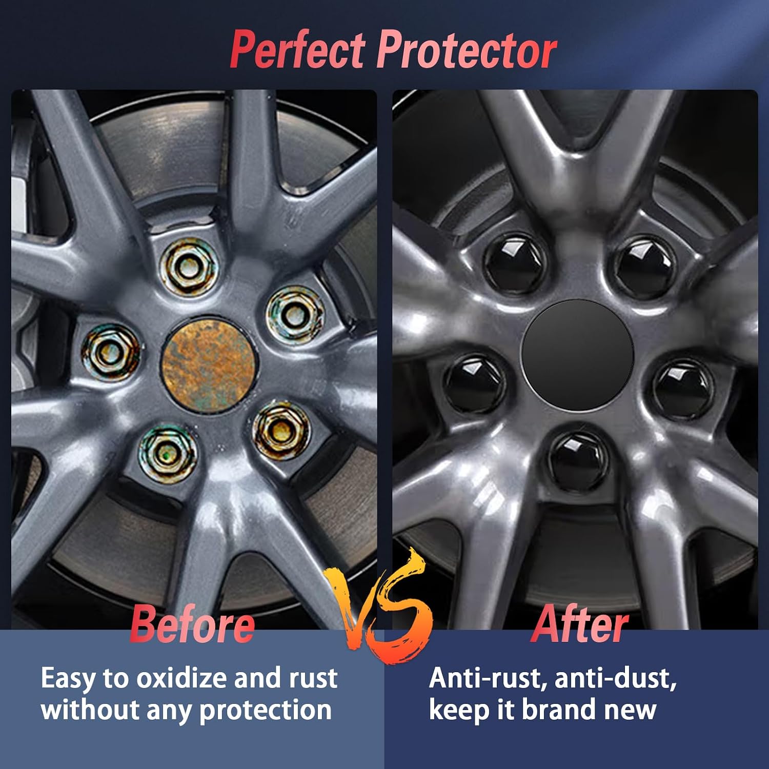 Wheel Center Caps for Tesla Model Y Model 3 19 Inch Model S 20 Inch Wheel Hub Caps Center Cover with 4 Hub Center Cap