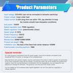 HUSETOO DC Motor Speed Controller, DC 9V - 60V Motor Pulse Width Modulator Regulator 20A 1000W Motor Variable Speed Controller, CW/CCW Switch Integration