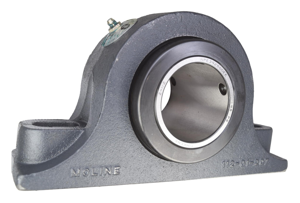 Moline 2-1/2" Type-E Heavy Duty Two Bolt Pillow Block Bearing 19321208
